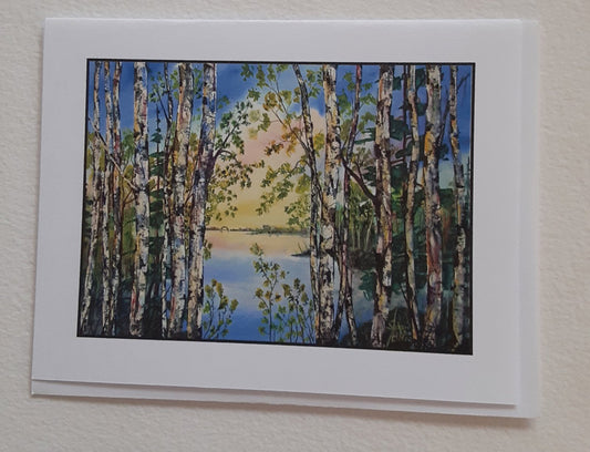 "My View"  Box of 8 Note Cards & envelopes    C#24