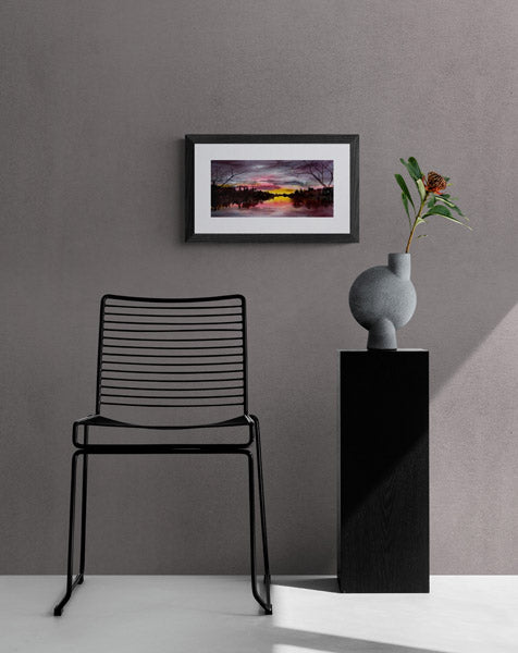 "Evening Glow  Highway 61 Revisited"  Giclee' Print on paper  P#2576