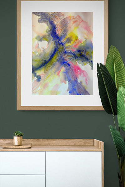 "Abstract"  O#488  Original painting on paper