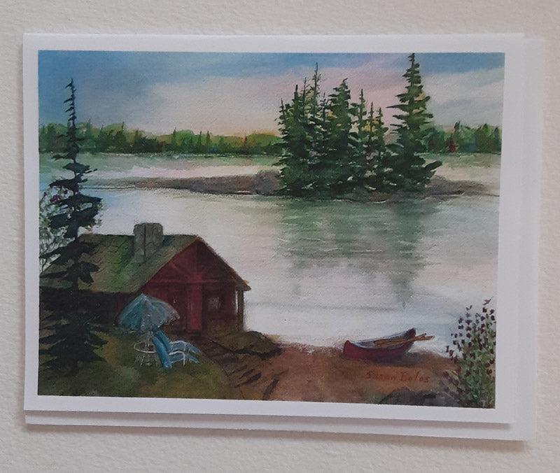 "Cabin Life"   Box of 8 Note Cards & envelopes    C#7