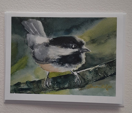 "Chickadee"   Box of 8 Note Cards & envelopes  C#10