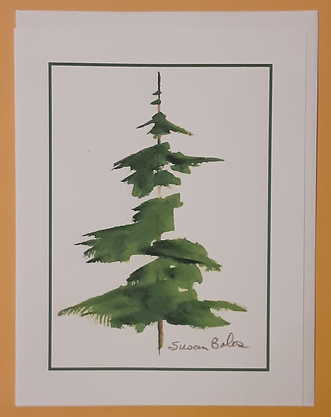 "Pine Tree"     Box of 8 Note Cards and envelopes  C#26