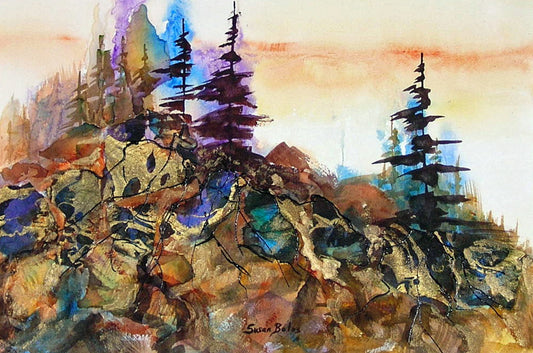 "Gold Mountain"  - Giclee' Print on paper   P#2552