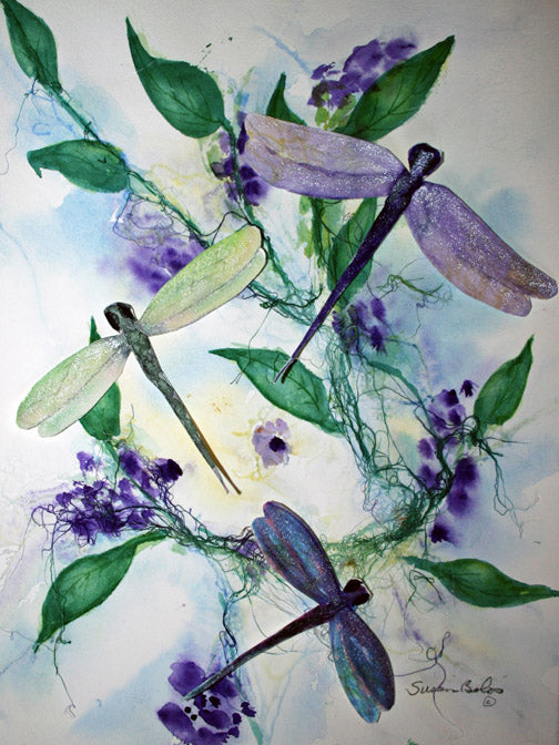 "More Dragon Flies"      print on paper    P#2578