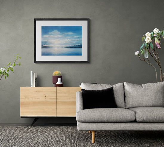 "Lake Scape 2  Morning has broken"    O#286  - original on paper