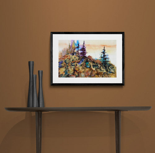 "Gold Mountain"  - Giclee' Print on paper   P#2552